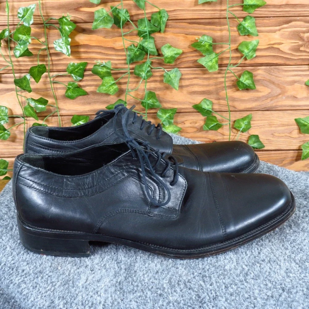 Stafford Derby Oxford‎ Men Size 11 Dress Shoes Formal Business Black Leather
